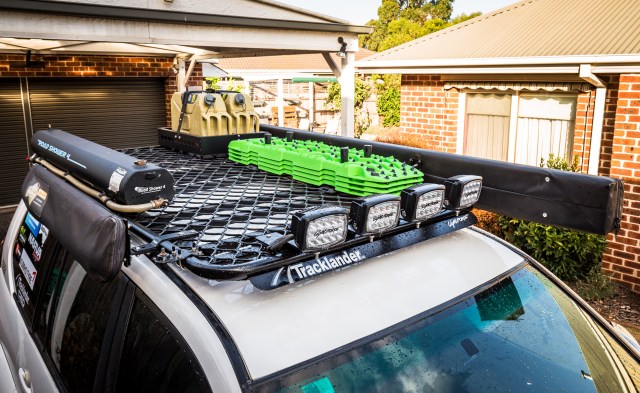 Tracklander Roof Rack installed