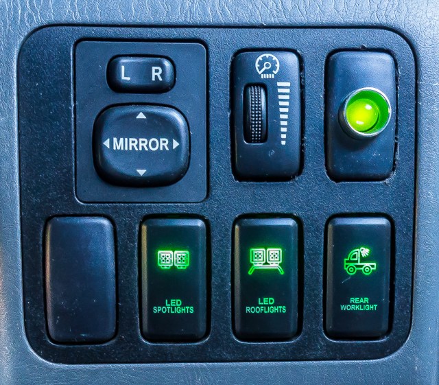 Lights on and Lightforce Custom Switches tested