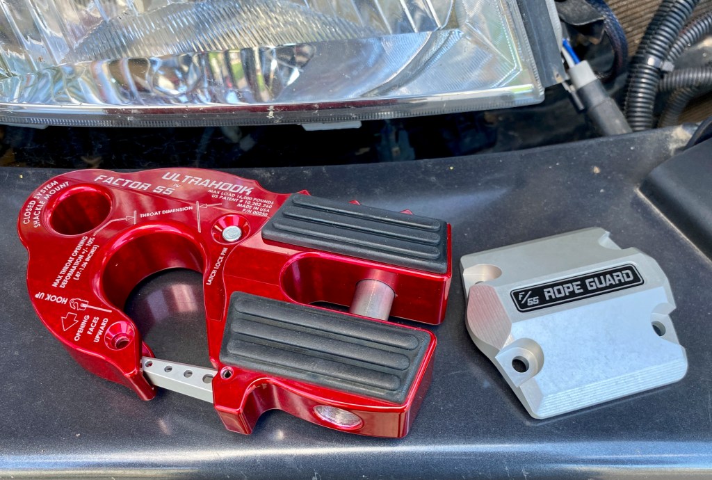 The Factor 55 UltrHook and Rope Guard are made for each other